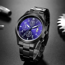 Men Wrist Watch Luxury Quartz Sport Military Stainless Steel Dial Wristwatch Mens Relojes Hombre 2020 saat erkek kol saati 2024 - buy cheap