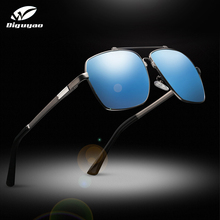 DIGUYAO Designer sunglasses Men 2021 high quality UV400 Memory Square Frame sunglasses Male polarized Blue sunglass Gafas De Sol 2024 - buy cheap