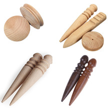 2019 1PS Leather Tools Leathercraft Edge Trimmer Polishing Tool Milling Leather Multi-Size Round Wood Stick 2024 - buy cheap