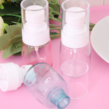 Atomizador de perfume de plástico, pequeno, bomba vazia, spray, recarregável, para loção cosmética, recipiente de shampoo, 1 peça 2024 - compre barato