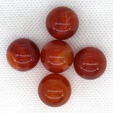 5PC (20MM) Natural Carnelian Red Agate Gem Crystal Reiki Healing Sphere Ball 2024 - buy cheap