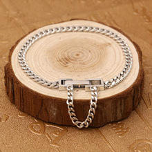 Pure 925 Sterling Silver Men Women Bracelet Horse Link Chain Bracelets Korea Girls Charms Snake Silver Female Fashion Jewelry 2024 - buy cheap