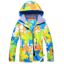 Женская лыжная куртка, ветрозащитная водонепроницаемая верхняя спортивная одежда, супер теплая зимняя одежда, лыжное пальто для сноуборда, утолщенная теплая Женская куртка 2024 - купить недорого