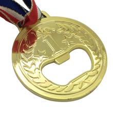 Золотая медаль Shaped открывалка для бутылок Олимпийский тематический металлический открывалка для бутылок вина и пива аксессуары 2024 - купить недорого