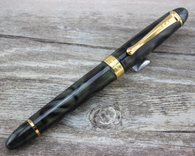 JINHAO-Bolígrafo de mármol verde X450, punta de 0,7mm, tinta negra, recarga de lujo, libro de escritura, regalo, 16 colores para elegir 2024 - compra barato