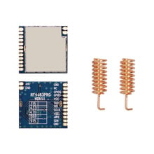 Módulo wireless com 10 lâmpadas rf4463pro-100mw 868mhz certificado fcc/ic módulo rf de 1km si4463 2024 - compre barato