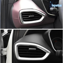 Lapetus Inside Air Conditioning AC Vent Outlet Decoration Frame Cover Trim Fit For Hyundai Santa Fe 2019 2020 Carbon Fiber ABS 2024 - buy cheap