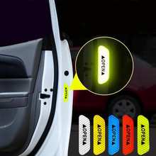 4Pcs Warning Mark Reflective Tape Car Door Stickers For Chevrolet Cruze Orlando Lacetti Lova Sail EPICA Malibu Volt Camaro 2024 - buy cheap