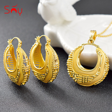 Sunny Jewelry Hot Selling Jewelry Sets For Women Heart Jewelry Necklace Earrings Pendant Trendy Jewelry Findings For Engagement 2024 - buy cheap