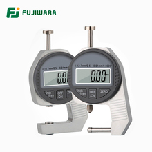 FUJIWARA-calibrador de espesor de 0-12,7mm, herramienta de medición de espesor de superficie de Metal, lámina de papel de película fina, Leatherwear 2024 - compra barato