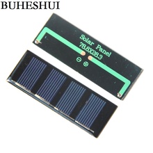 Buheshui painéis solares 2v 0.2w mini célula solar para eletrodomésticos de brinquedo educacional painel de brinquedo 2024 - compre barato