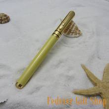 LISEUR желтая и Золотая перьевая ручка 0,38 мм перо EF Подарочная чернильная ручка 2024 - купить недорого