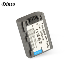Dinto 1000mAh 7.4V NP-FP50 NPFP50 NP FP50 Rechargeable Digital Camera Battery for Sony HC21E HC30E HC40E HC85E HC602E HC603 2024 - buy cheap