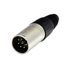 Высокое качество 50 шт./лот NC6MX XLR 6-контактный Штекер кабель разъем никель w/серебряный контакт 2024 - купить недорого