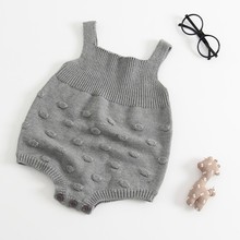 Newborn Baby Romper Set Infant Jumpsuit Overall Sleeveless Baby Boys Clothing Autumn Knitted Girls Baby Casual Clothes 2024 - buy cheap