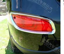 2010-2012 for Hyundai  Santa Fe ix45  Chrome Rear Fog Light lamp cover Trim 2pcs/set 2024 - buy cheap