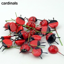 10Pcs/lot Hot Sale Plastic Foam Ladybird Wall Sticker Children Kids Painted DIY Craft Wedding Home Party Holiday Decoration 2024 - buy cheap