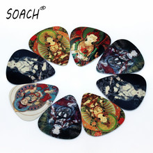 SOACH 50pcs Newest Buddha  Guitar Picks Thickness 1.0mm paddle/ukulele  guitar Accessories ukulele bass guitar 2024 - buy cheap