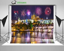 Fireworks Old Town photo studio background polyester or Vinyl cloth High quality Computer print wall  backdrop 2024 - buy cheap