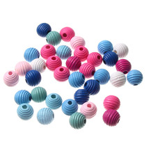 50pcs Wooden Beehive Beads for DIY Crafts Kids Toys Teething Pacifier Clip Spacer Beading Loose Beads 2024 - buy cheap