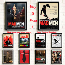 Mad Men poster Classic Movie Coated paper Poster Wall Posters Stickers Home Decor  Frameless 2024 - buy cheap