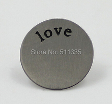 Hot Selling ! 20PCS/lot Love Stainless Steel Floating Locket Window Plates DIY Charms 2024 - buy cheap