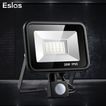 Eslas LED Flood Light Motion Sensor 10W 20W Waterproof AC 220V LED Floodlight Projector Reflector Lamp Outdoor Street Light 2024 - buy cheap