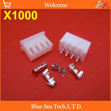 1000 sets 4 Pin XH 180 angle Pin Connector 2.54mm XH-4P Kits for PCB/Automotive/electronic circuit ect.Free Shipping 2024 - buy cheap