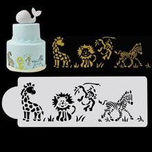 Animal shape Coffee Cake Stencils Cookies for painting decor Template Biscuits Fondant Mold Cake Decorating Tools Bakeware 2024 - buy cheap