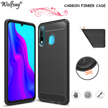 Funda de fibra de carbono para Huawei P30 Lite, carcasa de goma, parachoques, funda de silicona gruesa para Huawei P30 Lite 2024 - compra barato