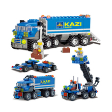 KAIZI Cidade Dumper Caminhão de Tijolos de Blocos de Construção DIY Criador Playmobil Brinquedos Educativos para Crianças 2024 - compre barato