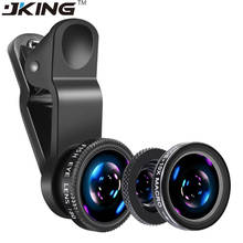 3 In 1 Mobile Phone Macro Fish Eye Lens Universal Wide Camera Lenses fisheye for iPhone 5 5S 5C 6 6s Plus 7 Plus All size Phone 2024 - buy cheap