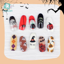Rocooart Halloween Nail Art Stickers DIY Adhesive Foil Nail Wraps Ghost Spider Bat Nail Art Decoration Make Up Party Nail Decals 2024 - buy cheap