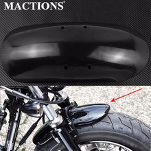 Короткое переднее крыло мотоцикла обтекатель брызговика черный для Harley Sportster Forty Eight 48 XL1200X XL1200 2010-12 13 14 15 16 2017 2024 - купить недорого