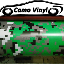 ORINO Verde Digital Pixel Adesivo de Vinil Envoltório Carro Filme de Vinil Camuflagem Verde Do Exército Tampa Do Barco Embrulho Folha Bolha de Ar Do Carro livre 2024 - compre barato