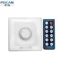 LED Dimmer Interruptor de Pared DC12-24V 8A Solo Color IR 12 Teclas de Control Remoto de Un Solo Color LED Luz de Tira Del Envío gratis 2024 - compra barato