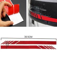 5D Carbon Fiber Rearview Mirror Car Sticker Red Black Car Styling Accessories Rearview Mirror Decorative Stripe Pair 2024 - buy cheap