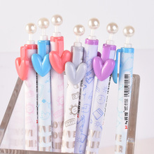 48 Uds lindo mecánica lápices de plomo 0,7mm kawaii corazón perla lápiz automático para la escuela lápiz para escribir 0,5 coreano papelería 2024 - compra barato