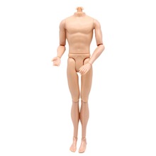 1 piece 29cm DIY Moveable Jointed Doll Without Head Body Nude Naked Body Soldier Ken Male For Dolls Accessories Toy Gift 2024 - buy cheap