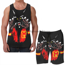 Summer funny print men Tank Tops Women Michael Jackson Thriller Night  men Board beach shorts women sets fitness sleeveless vest 2024 - buy cheap