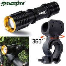 LED 5000 Lumen Bicycle Light Bike Lights Front Torch Waterproof Flashlight Lamp + 360 degree adjusted Bike Mount #2M02 2024 - buy cheap