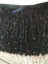 10 yards/bag super quality black beads tassel fringe JIANXI.C-102721 for decoration dress/fashion dress 2024 - buy cheap