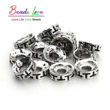 50pcs/lot Dia 8mm Antique Silver Plated Jump Rings Spacer Beads For Jewelry DIY Fashion Round Metal Wheel Charms Jewelry Finding 2024 - buy cheap