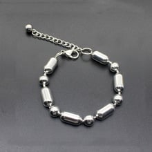 Fashion simple titanium steel bamboo bracelet stainless steel bracelet men's gift jewelry hot sale 2024 - buy cheap