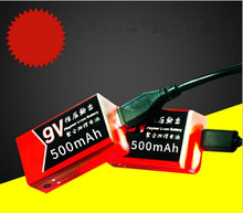 1PCS 9V Battery 500mAh micro USB Rechargeable Lipo Battery 9V Battery 2024 - buy cheap