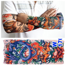 Tattoo Sleeve Fashion Sleeve Warmers Men Punk Fashion Nylon Stretchy Temporary Body Painting Tatouage New Wholesale You Pick 2024 - buy cheap