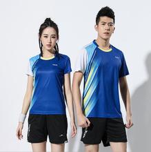 New men/women tennis shirts sport shorts set,badminton train clothes,quick dry table tennis jersey short-sleeve tennis t-shirt 2024 - buy cheap