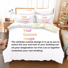 Personal Custom 3D Digital Printing Bedding Set Own Artwork & Design & Picture F 2024 - buy cheap