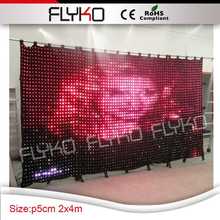 flexible LED video curtain tube light television show display led vision curtain 2024 - buy cheap