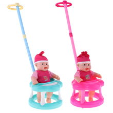 Muñeca Reborn de juguete para niños, juguete de simulación, accesorio de lactancia, muebles, Mini muñeca encantadora y carrito de muñecas, juego de simulación 2024 - compra barato